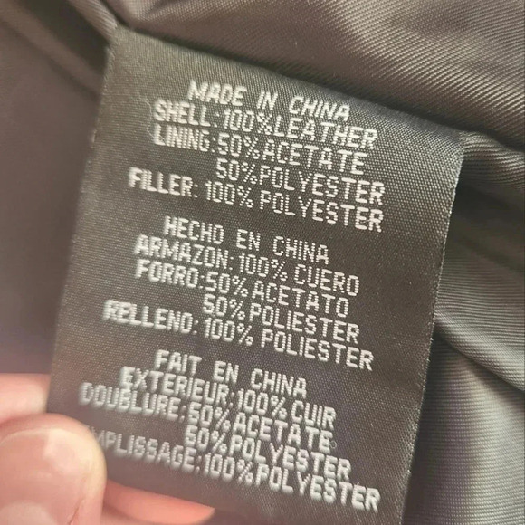 EUC KC Collections Leather Jacket, Size M - Picture 10 of 14